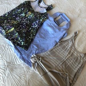 Lululemon Set of 3 Tank tops Size 4